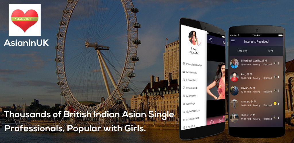 AsiansInUK – #1 Dating & Matrimonial App for Indian Asian Professionals in UK