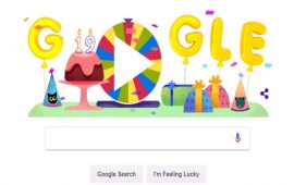 Google celebrates 19th birthday today with Surprise Spinner Game; here’s how to play